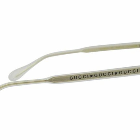 Black Gg0567sa 001 Women's Black-crystal/Grey Lens Square Sunglasses - Picture 3 of 3